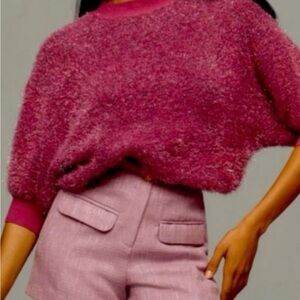Maeve violetta Fuzzy Magenta Sweater